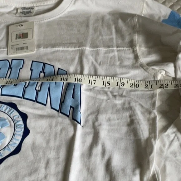 Carolina White Long Sleeve Logo Tee - Picture 10 of 11